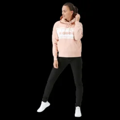 Diadora L. Hoodie Spectra Pink/Beige Rosa och Beige Clearance