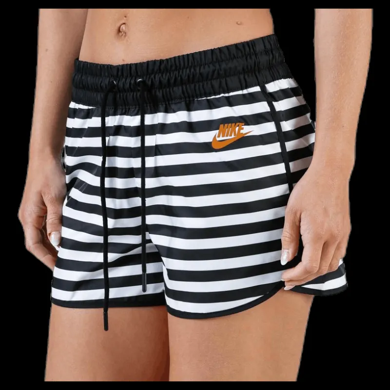 Nike LA Woven Short White/Black Flerfärgad New