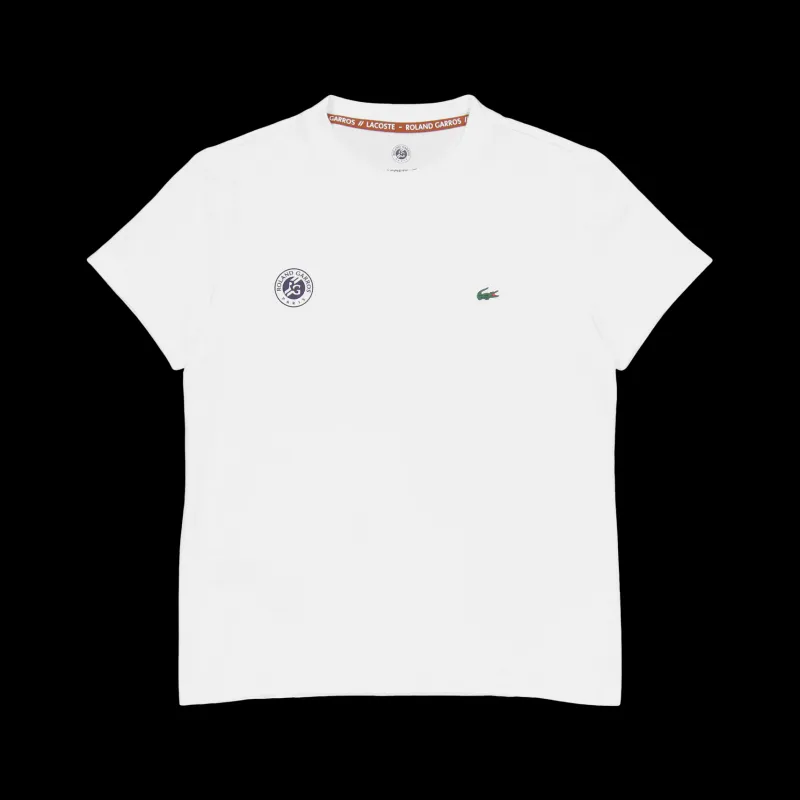 Online Lacoste Sport Lacoste T-shirts White Vit