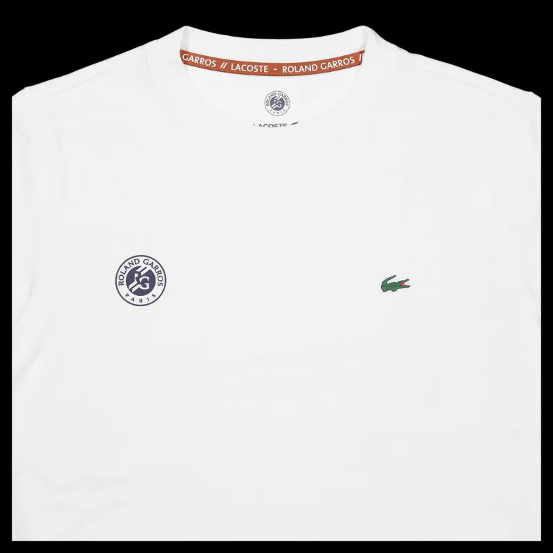 Online Lacoste Sport Lacoste T-shirts White Vit