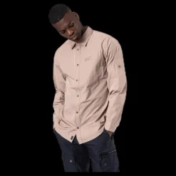 Best Jack Wolfskin Lakeside Roll-Up Shirt Beige