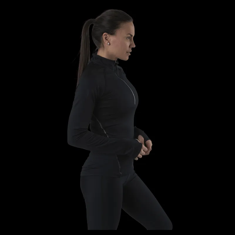 Outlet BLACC Lara LS Sweater Black Svart