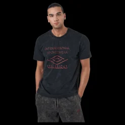 Umbro Large Logo Tee Black Svart Sale