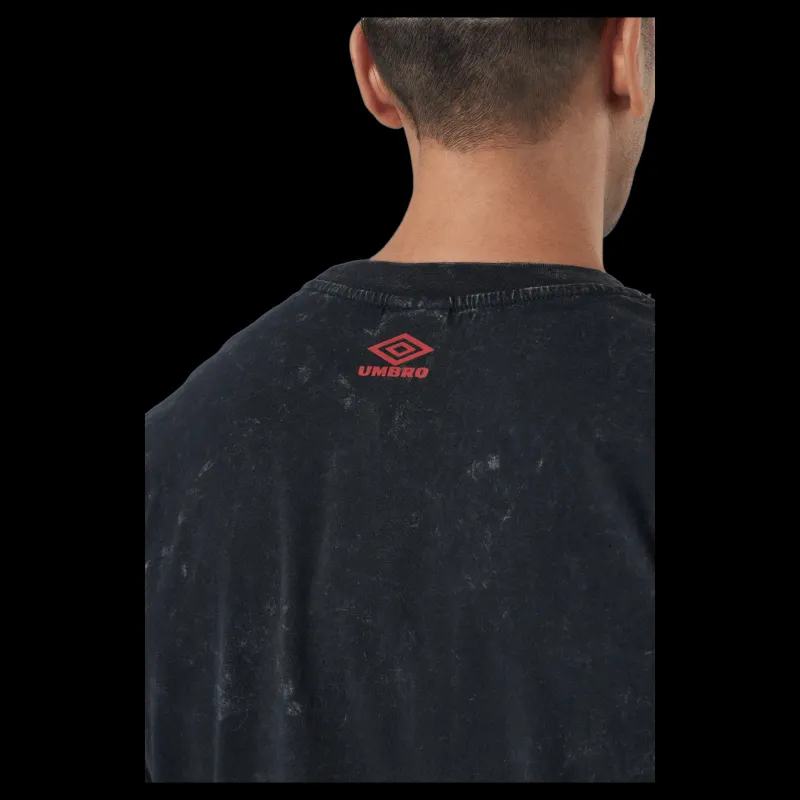 Umbro Large Logo Tee Black Svart Sale