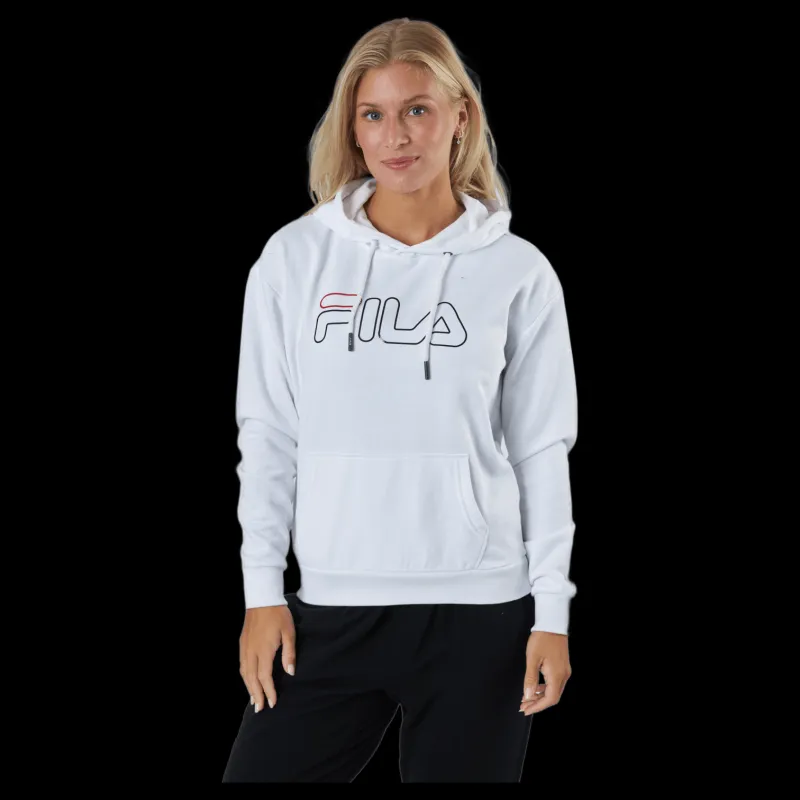 Fila Larkin Hoody Bright White Vit Sale