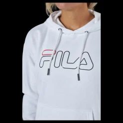 Fila Larkin Hoody Bright White Vit Sale