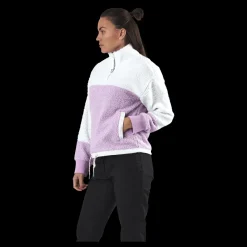 Burton Larosa H/Z Sherpa Fleece Pink/White Rosa och Vit Discount
