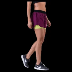Newline 2-Lay Shorts Purple/Green Lila och Grön