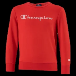 Discount Champion Legacy Crew Junior Red Röd