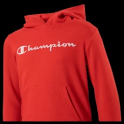 Champion Legacy Hoodie Junior Red Röd Clearance