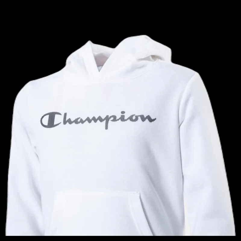 Champion Legacy Hoodie Junior White Vit Sale