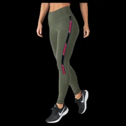Tommy Hilfiger Sport Legging Full Length With Tape Green Grön Online