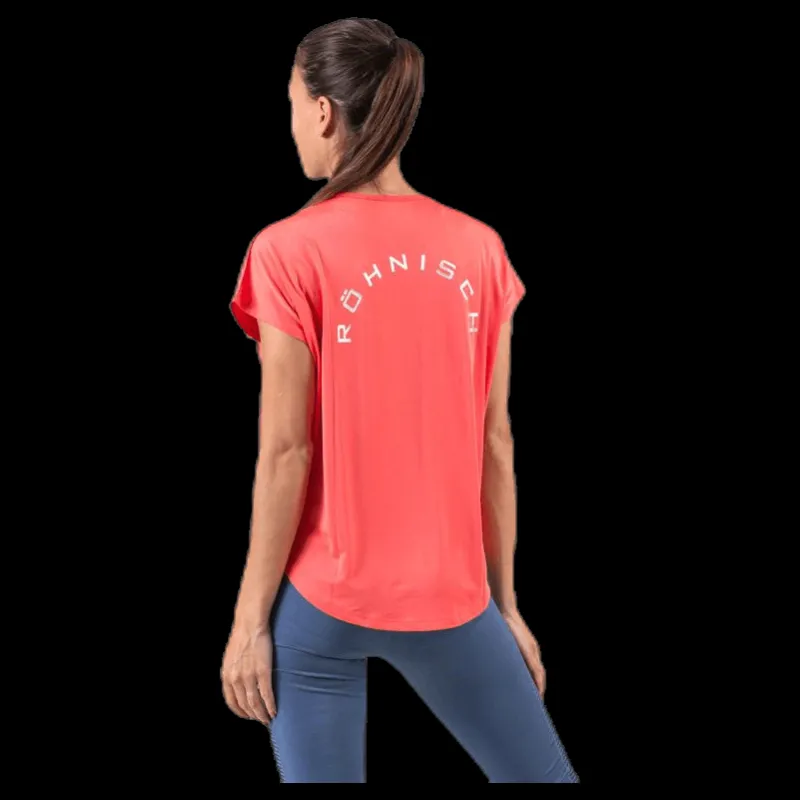 Röhnisch Leo Loose Top Pink/Red Rosa och Röd