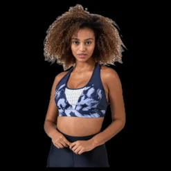 Reebok Les Mills Hero Racer Bra Blue/White Flerfärgad