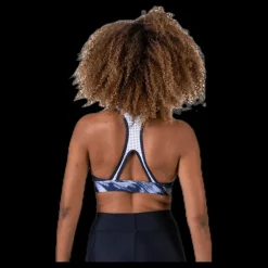 Reebok Les Mills Hero Racer Bra Blue/White Flerfärgad