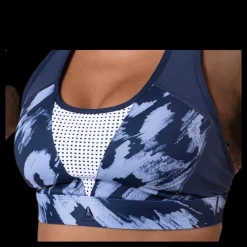 Reebok Les Mills Hero Racer Bra Blue/White Flerfärgad