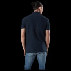 Hot Vinson Polo Club Leslie Pique Shirt Blue Blå