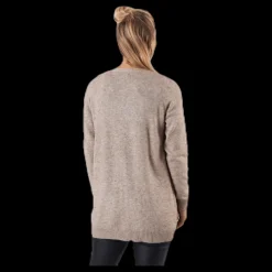 Clearance Only Lesly L/S Open Cardigan Knt Beige