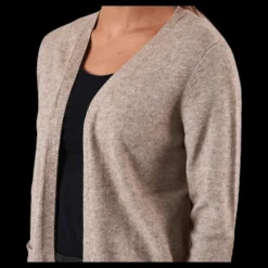 Clearance Only Lesly L/S Open Cardigan Knt Beige