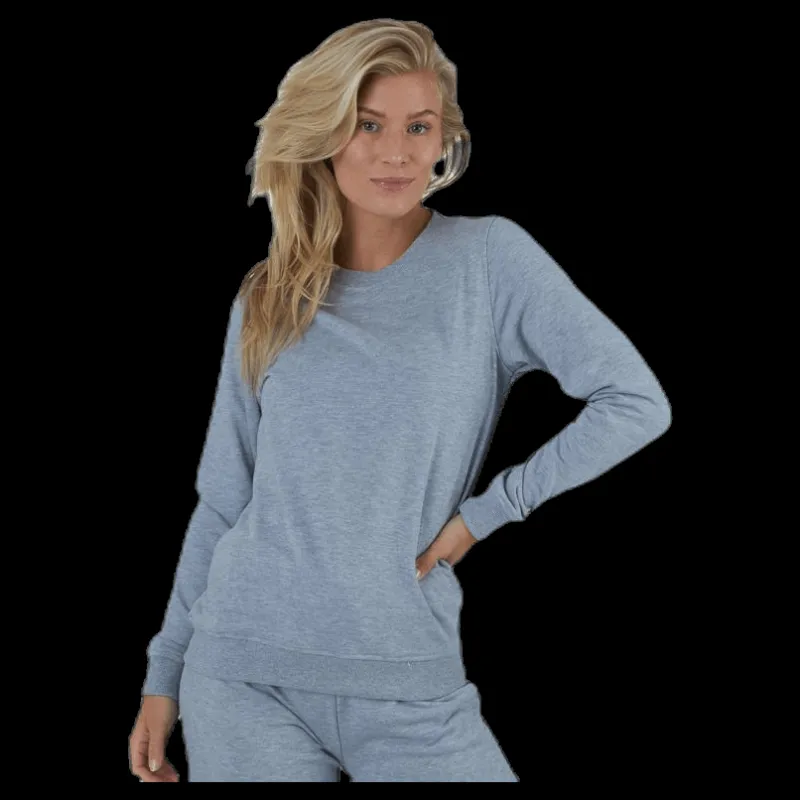 New NOUN Lexi Crewneck Grey Grå