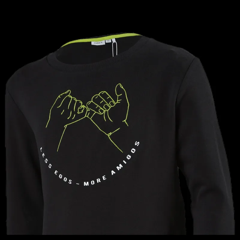 Name It Lexo Ls Light Swe Black Svart