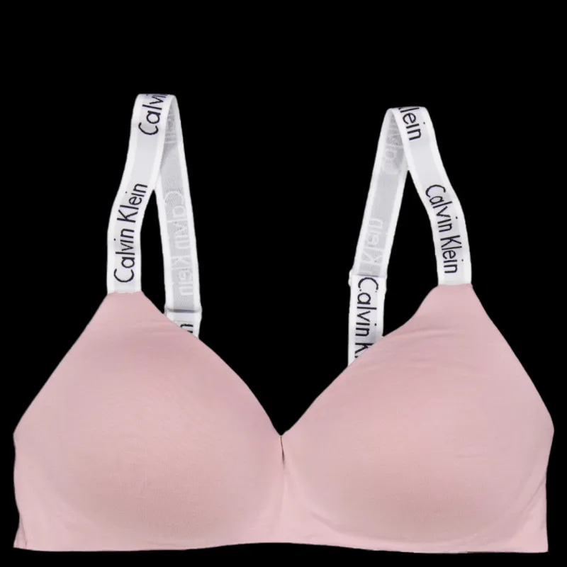 Calvin Klein Lght Lined Bralette Pink Rosa Discount
