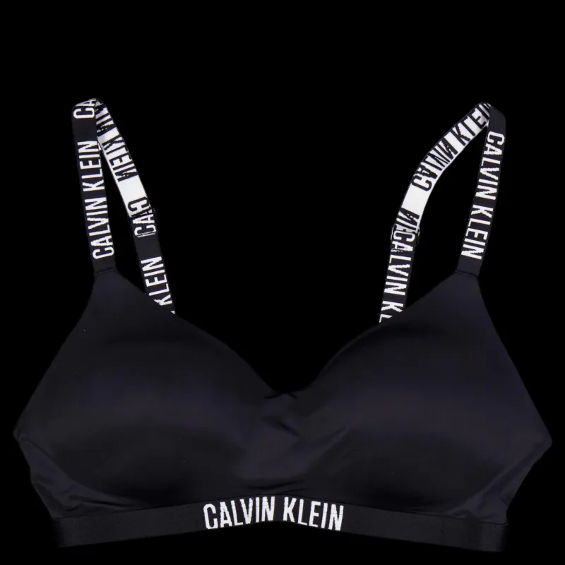 Calvin Klein Lghtly Lined Bralette Black Svart