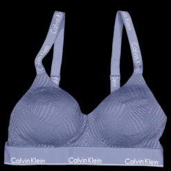 Clearance Calvin Klein Lghtly Lined Bralette Blue Blå