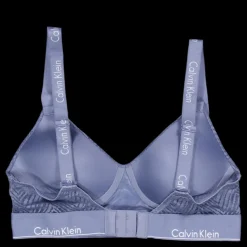 Clearance Calvin Klein Lghtly Lined Bralette Blue Blå