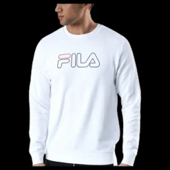 Fila Liam Crew Sweat White Vit Clearance