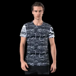 Björn Borg Liam Hodges Tee Black/Grey Svart och Grå Outlet