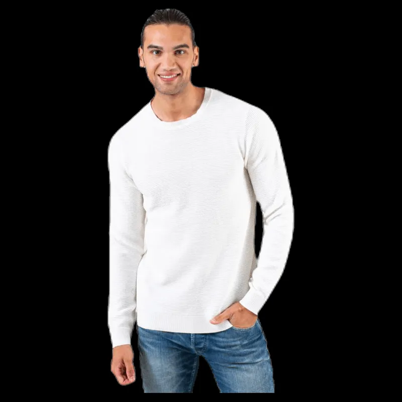 Best Jack & Jones Liam Knit Crew Neck Grey Grå