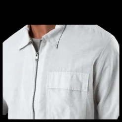 Jack & Jones Life Linen Shirt Ls One Pocket White Vit Outlet