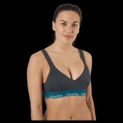 Calvin Klein Lift Bralette Charcoal Heather_topaz Gemston Svart Hot