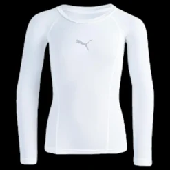 Puma LIGA Baselayer Tee LS Jr White Vit