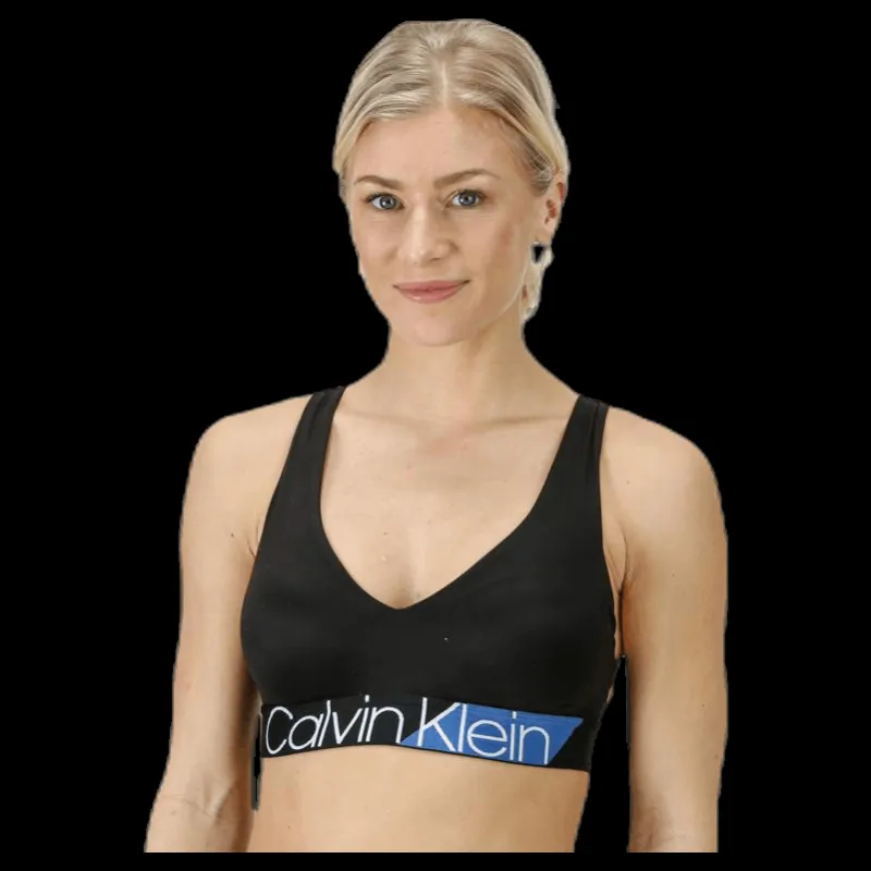 Online Calvin Klein Light Lined Bralette Black Svart