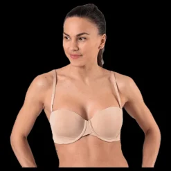 Calvin Klein Light Lined Strapless Beige Outlet
