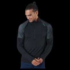 Best 2XU Light Speed 1/2 Zip Black/silver Reflective Svart