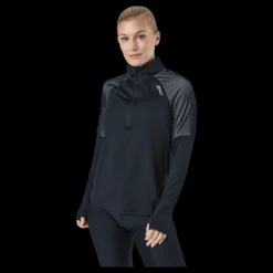 2XU Light Speed 1/2 Zip Black/silver Reflective Blå