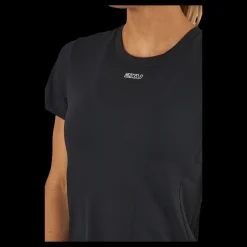 New 2XU Light Speed Tee Black White/white Reflective Svart