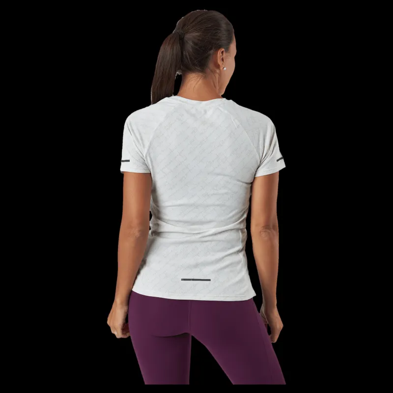 2XU Light Speed Tee Tty Script/black Reflective Vit