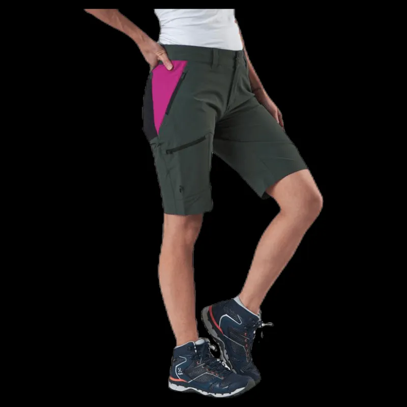 Peak Performance Light SS Carbon Shorts Pink/Green Rosa och Grön New