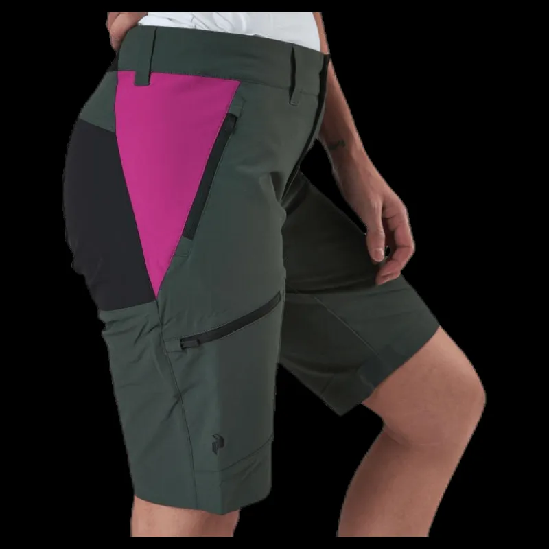 Peak Performance Light SS Carbon Shorts Pink/Green Rosa och Grön New