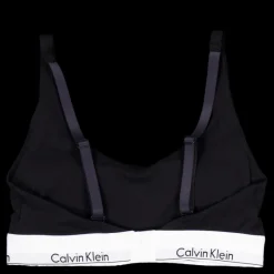 Sale Calvin Klein Lightly Lined Bralette Black Svart