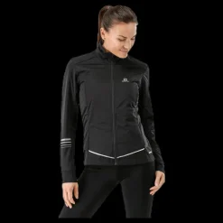 Salomon Lightning Lightshell Jacket Black Svart Outlet