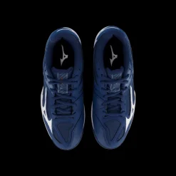 Clearance Mizuno Lightning Star Z6 Jr. Dark Denim/white/copen Blue Blå