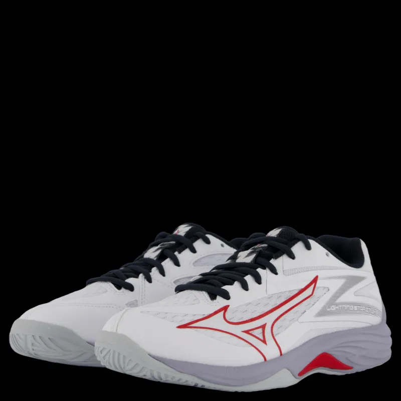 Outlet Mizuno Lightning Star Z7 Jr. White/salsa/black Flerfärgad