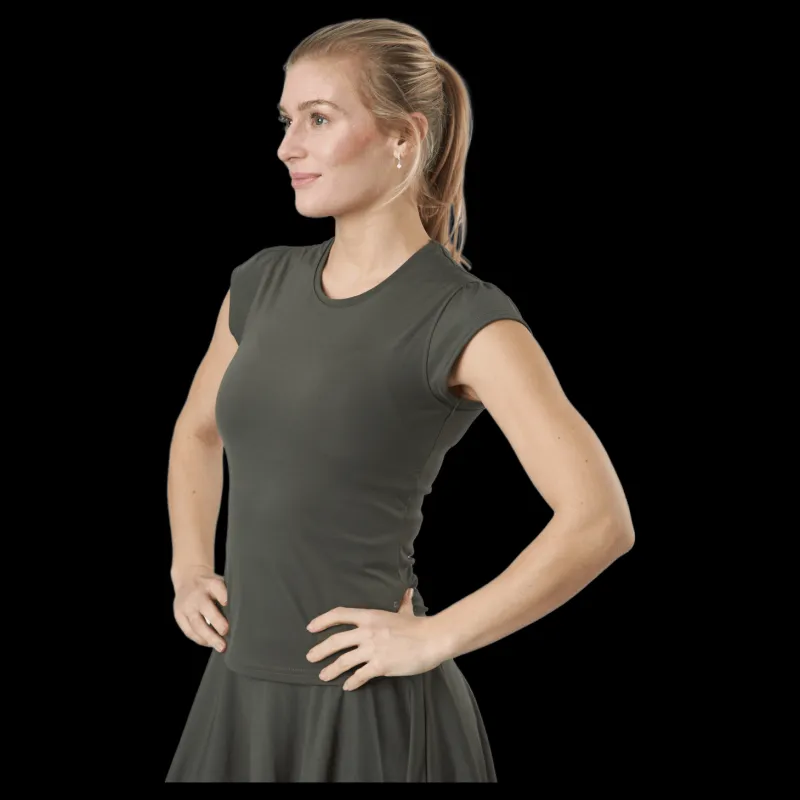 BOW19 Lily Tee Army Green Grön Best