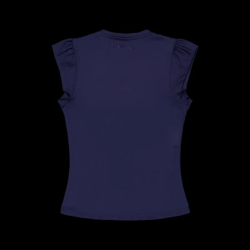 BOW19 Lily Top Navy Blå Best