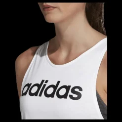 Best adidas Linear Loose Tank White/Black Vit